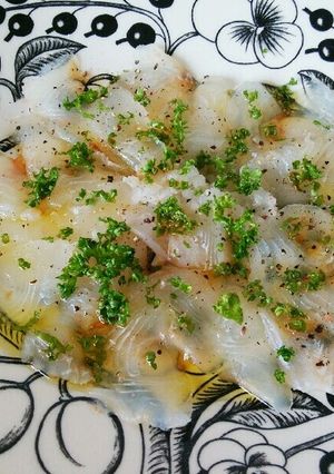 簡単♪平目のカルパッチョ-レシピのメイン写真