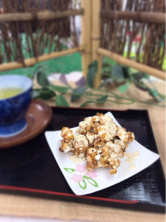 黒蜜きな粉で和風なポップコーン♪-レシピのメイン写真