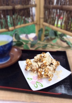 黒蜜きな粉で和風なポップコーン♪-レシピのメイン写真