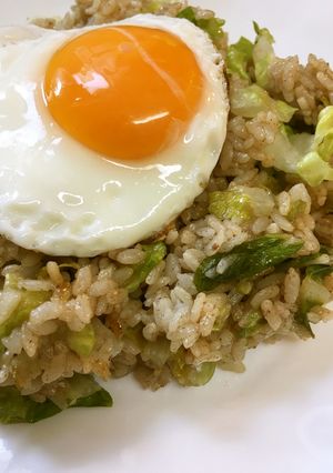 焼肉味！レタスチャーハン-レシピのメイン写真
