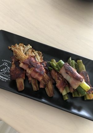 アスパラベーコン&ベーコンえのき-レシピのメイン写真