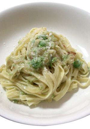 グリーンピースのクリームパスタ-レシピのメイン写真