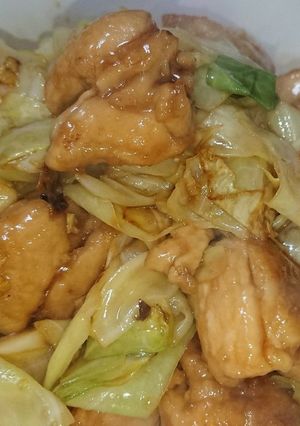 鶏肉とキャベツの旨味噌炒め-レシピのメイン写真