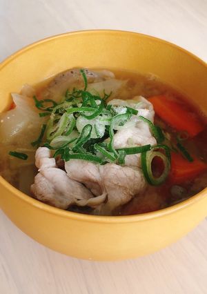 ごま油香る〜我が家の豚汁-レシピのメイン写真