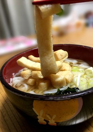 うちのきつねうどん-レシピのメイン写真