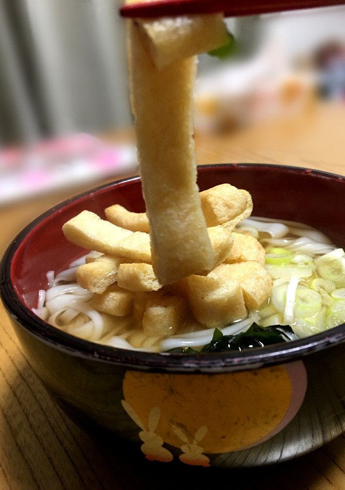 うちのきつねうどん-レシピのメイン写真