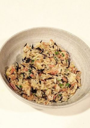 ひじきとベーコンの和風チャーハン-レシピのメイン写真
