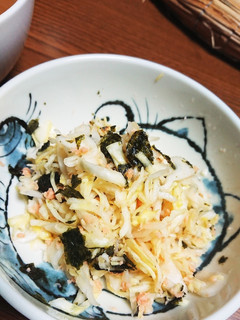 キャベツと鮭フレークのサラダ-レシピのメイン写真