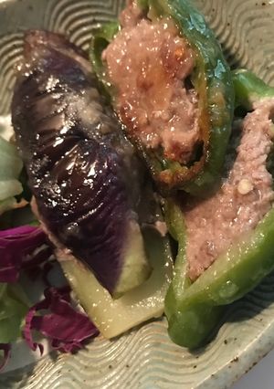 ただのピーマンの肉詰め&なす肉詰め-レシピのメイン写真