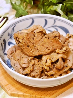 作り置きやお弁当に!2工程で豚の香り炒め-レシピのメイン写真