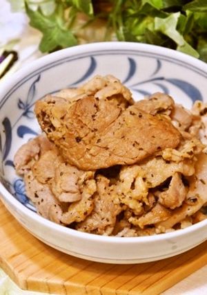 作り置きやお弁当に！２工程で豚の香り炒め-レシピのメイン写真