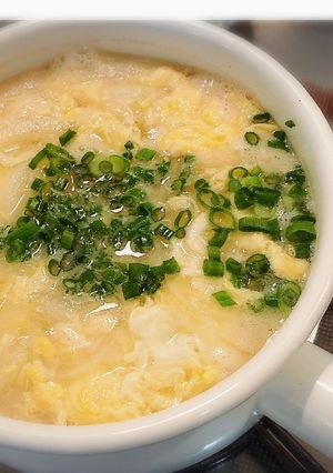 新玉ねぎと卵のお味噌汁-レシピのメイン写真