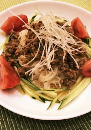 そうめんアレンジ！簡単ジャージャー麺-レシピのメイン写真