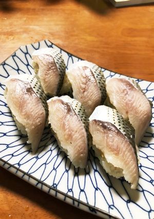 コノシロの握り寿司〜青じそゴマ入り-レシピのメイン写真