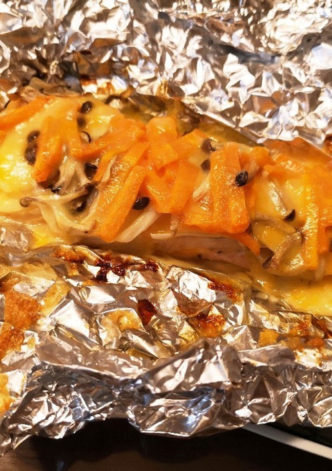 お母さんの鮭のホイル焼き-レシピのメイン写真