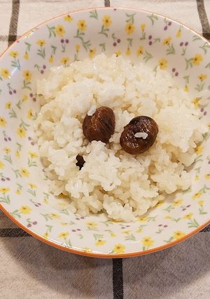 電鍋で簡単！甘栗ご飯-レシピのメイン写真
