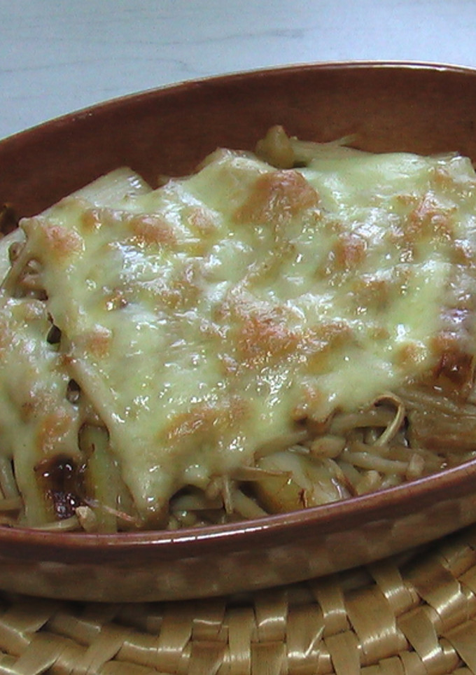 【えのきとねぎのチーズ焼き】-レシピのメイン写真