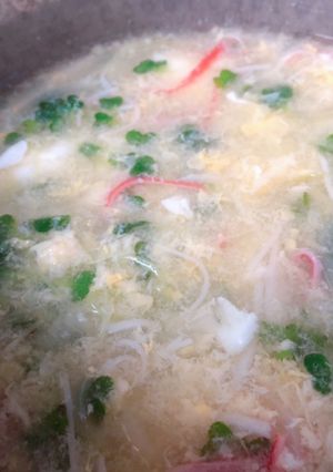 かいわれ大根のかき玉スープ-レシピのメイン写真