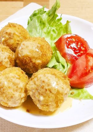 枝豆とミソリンネーズのコロッケ-レシピのメイン写真