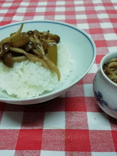 しめじとフキの佃煮-レシピのメイン写真
