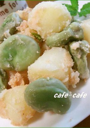 そら豆と新じゃがの明太子バター和え-レシピのメイン写真