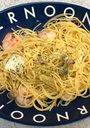 冷凍シーフードミックスのパスタ-レシピのメイン写真