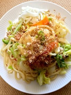 和風焦がしバター醤油焼うどん-レシピのメイン写真