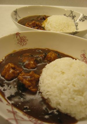 サッパリ辛！鶏だんごとほうれん草のカレー-レシピのメイン写真