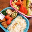 親子遠足の弁当♪ૢ
