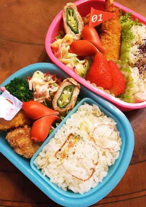 親子遠足の弁当♪ૢ-レシピのメイン写真