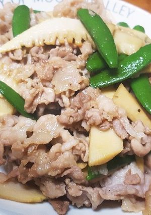 豚バラ肉とたけのこのオイスターソース炒め-レシピのメイン写真