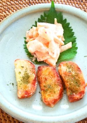 揚げかまぼこ✿キムマヨ添え-レシピのメイン写真
