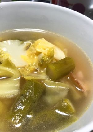 春にぴったり＊アスパラのコンソメスープ-レシピのメイン写真