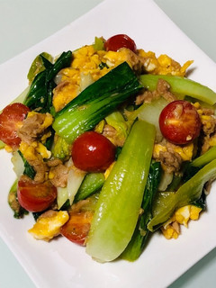 彩り野菜ツナ卵のバターオイスター炒め-レシピのメイン写真