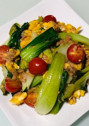 彩り野菜ツナ卵のバターオイスター炒め-レシピのメイン写真
