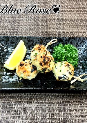 きくらげとなんこつのコリコリつくね串焼き-レシピのメイン写真