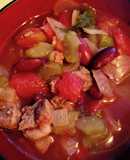 無添加　アメリカで食べた牛肉のスープ