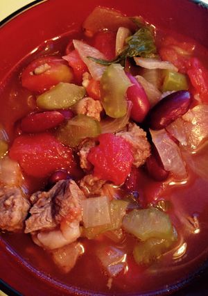 無添加　アメリカで食べた牛肉のスープ-レシピのメイン写真