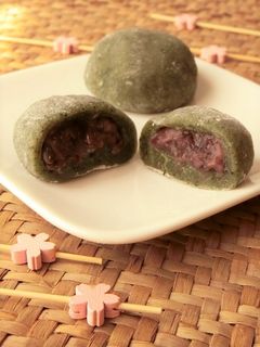 レンジで簡単★よもぎ大福-レシピのメイン写真
