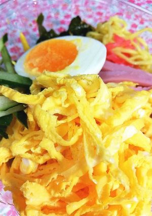 １００均お試しアイテム=薄焼き玉子-レシピのメイン写真