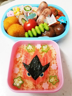 ポケモン☆キャラ弁☆メガハッサム-レシピのメイン写真