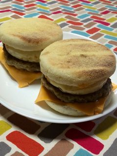 超簡単☆誰でも朝マックソーセージマフィン-レシピのメイン写真