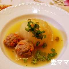 รูปของ 新玉ねぎと肉団子のスープ