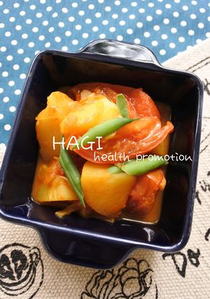 【管理栄養士考案】カレートマじゃが-レシピのメイン写真