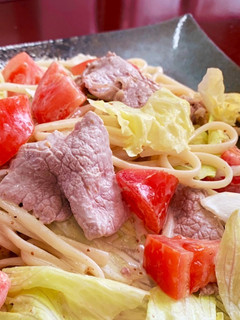 ごまドレからしうどん-レシピのメイン写真