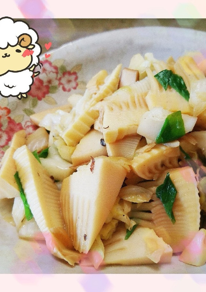 マクロビ☆たけのこの中華炒め-レシピのメイン写真