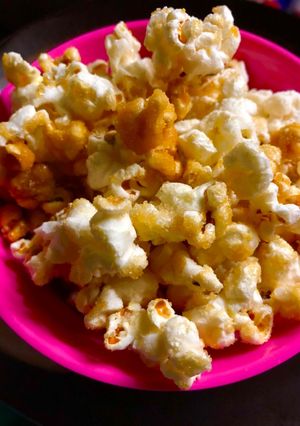 お手軽ポップコーン(キャラメル風)-レシピのメイン写真