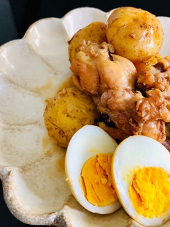 ゴロッと新じゃがと手羽元の照り煮-レシピのメイン写真