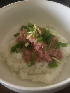 カンパチのアラでネギトロ丼-レシピのメイン写真