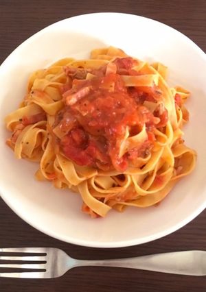 簡単！あさり&トマトのパスタ-レシピのメイン写真